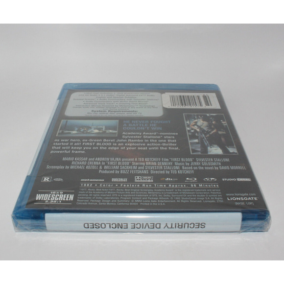First Blood (Blu-ray, 2013) FACTORY SEALED, BRAND NEW Sylvester Stallone - Picture 9 of 9